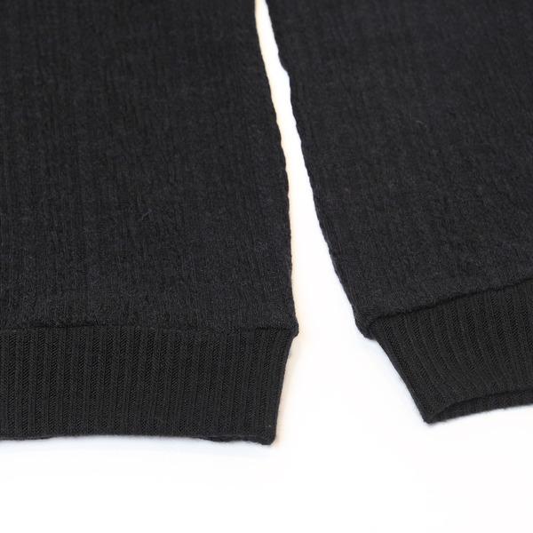 STUDIO SEVEN EMB Cable Knit Crew Sweat 詳細画像 O.White 5