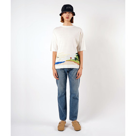 Morning Graphics Intarsia Knit SS Tee 詳細画像