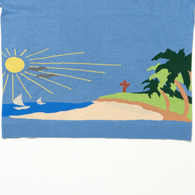 Morning Graphics Intarsia Knit SS Tee 詳細画像