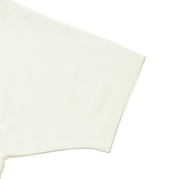 Morning Graphics Intarsia Knit SS Tee 詳細画像 White 6