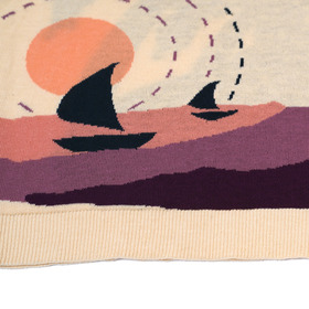 Sunset Graphics Intarsia Knit Vest 詳細画像