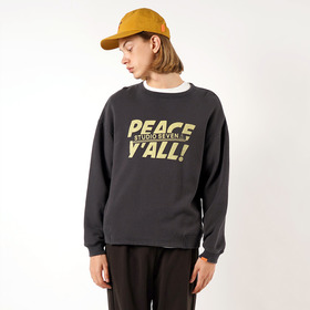 PEACE Y'ALL Printed Crew Sweat 詳細画像