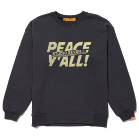 PEACE Y'ALL Printed Crew Sweat