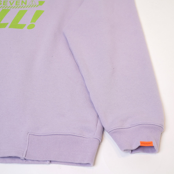 PEACE Y'ALL Printed Crew Sweat 詳細画像 Purple 5