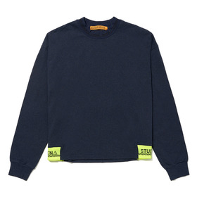Neon Caution Rib LS Tee