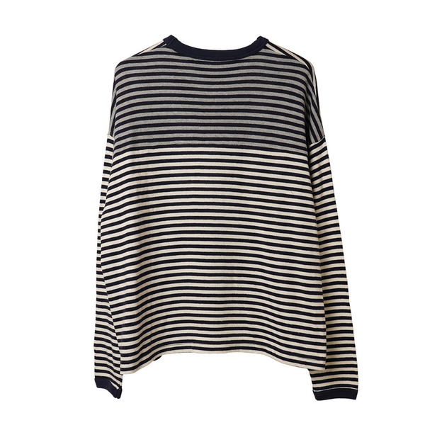 Border Yoke Panel LS Tee 詳細画像 H.Grey 10