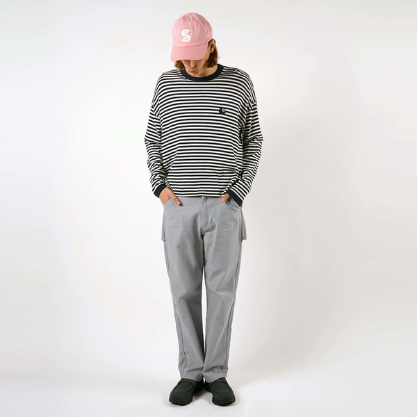 Border Yoke Panel LS Tee 詳細画像 H.Grey 12