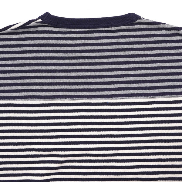 Border Yoke Panel LS Tee 詳細画像 H.Grey 3