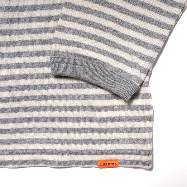 Border Yoke Panel LS Tee 詳細画像 H.Grey 6