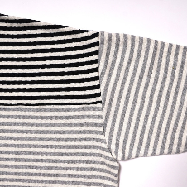 Border Yoke Panel LS Tee 詳細画像 H.Grey 7