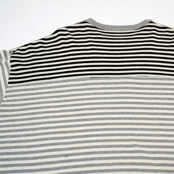 Border Yoke Panel LS Tee 詳細画像 H.Grey 8