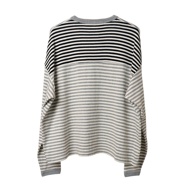 Border Yoke Panel LS Tee 詳細画像 H.Grey 9