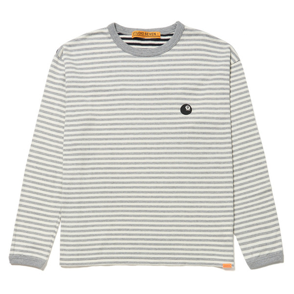 Border Yoke Panel LS Tee 詳細画像 H.Grey 1
