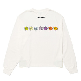 Seven Flower Back Printed LS Tee