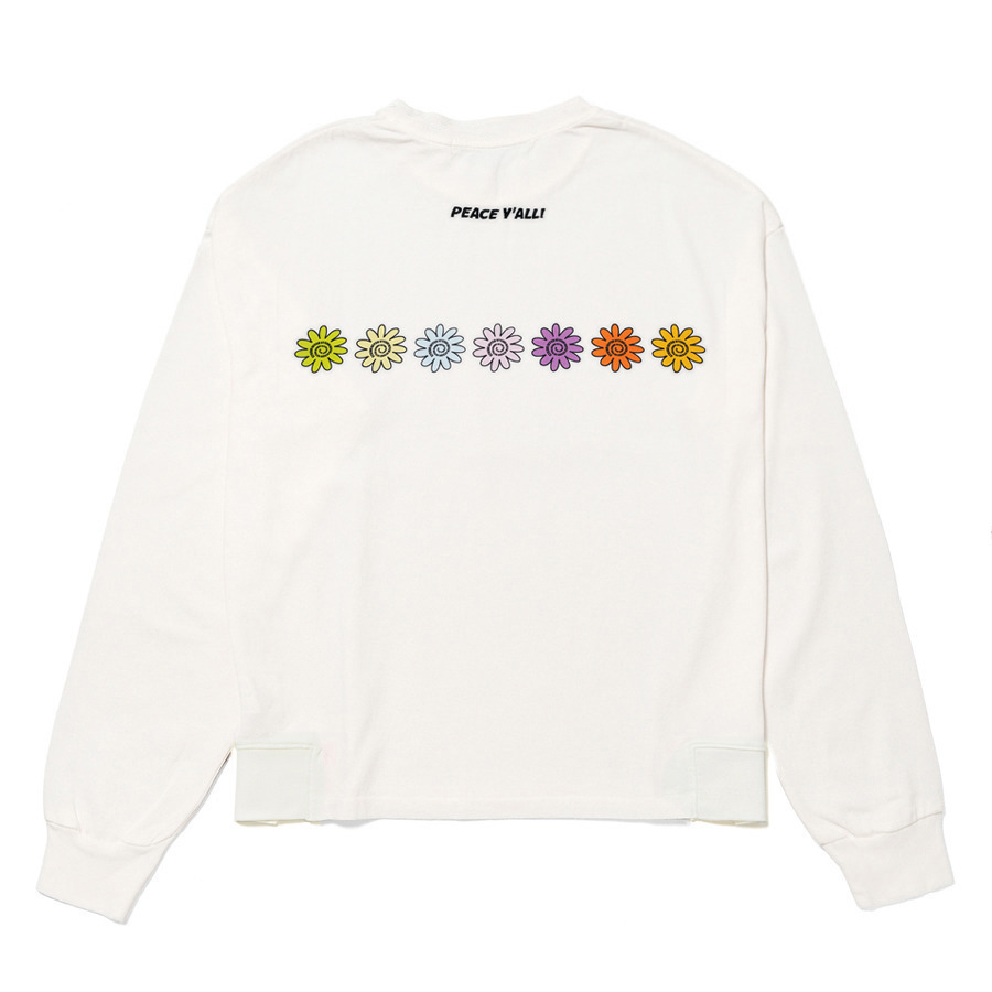 Seven Flower Back Printed LS Tee | STUDIO SEVEN (スタジオ セブン)