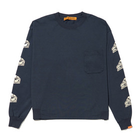 Caution Cheese Sleeve Printed LS Tee