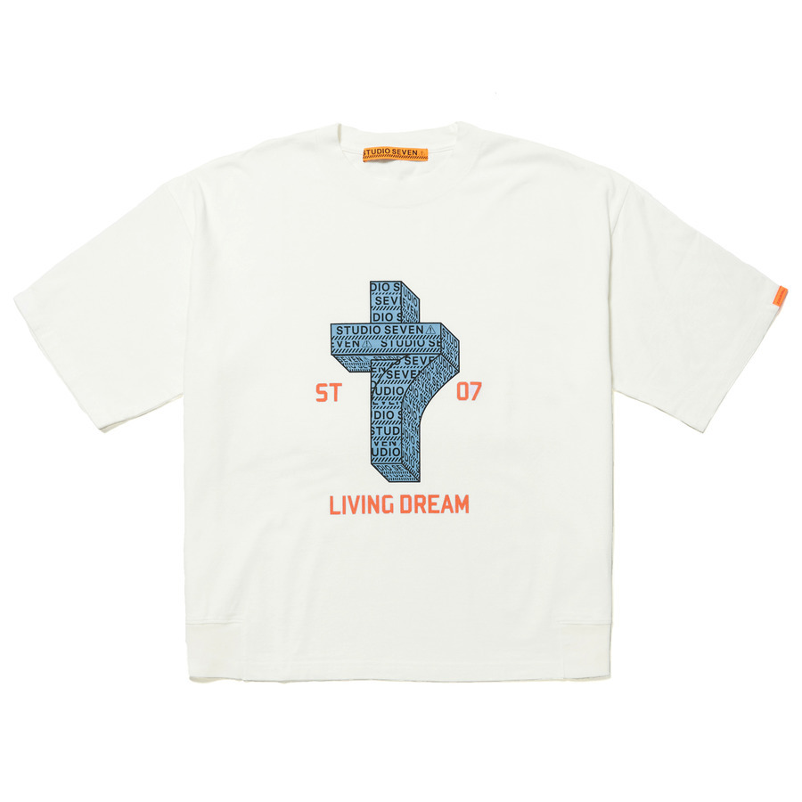 3D 7cross SS Tee | STUDIO SEVEN (スタジオ セブン)