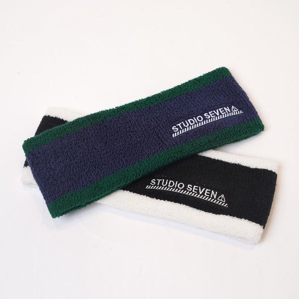 Logo EMB Pile Hairband 詳細画像 Navy 3