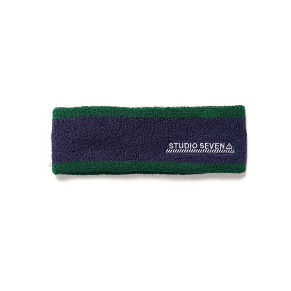 Logo EMB Pile Hairband 詳細画像 Navy 1