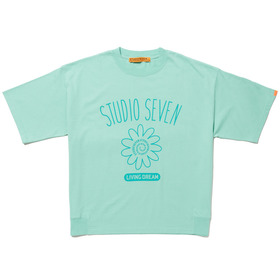 STUDIO SEVEN Logo Flower Printed SS Tee
