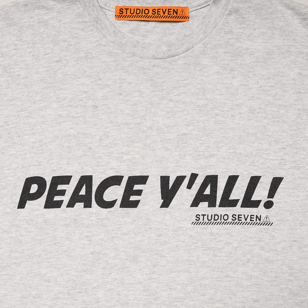 PEACE Y'ALL Printed SS Tee 詳細画像 Red 3