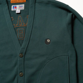 Russell Athletic Χ STUDIO SEVEN EMB Sweat Cardigan 詳細画像