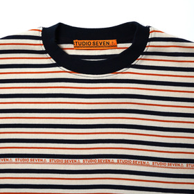Stretch Fraise Border LS Tee 詳細画像