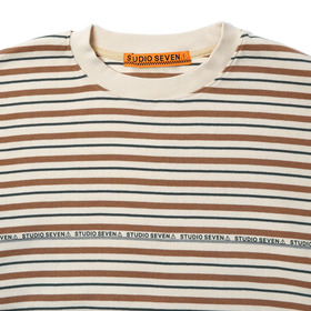 Stretch Fraise Border LS Tee 詳細画像