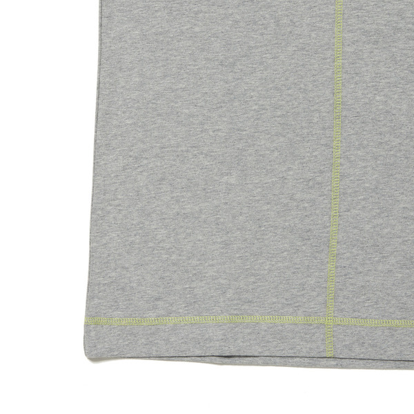 Contrast Stitch Cotton Spandex Jersey LS Tee 詳細画像 White 6