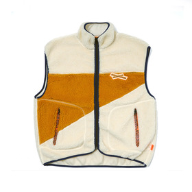 Boa Panel Design Zip Vest