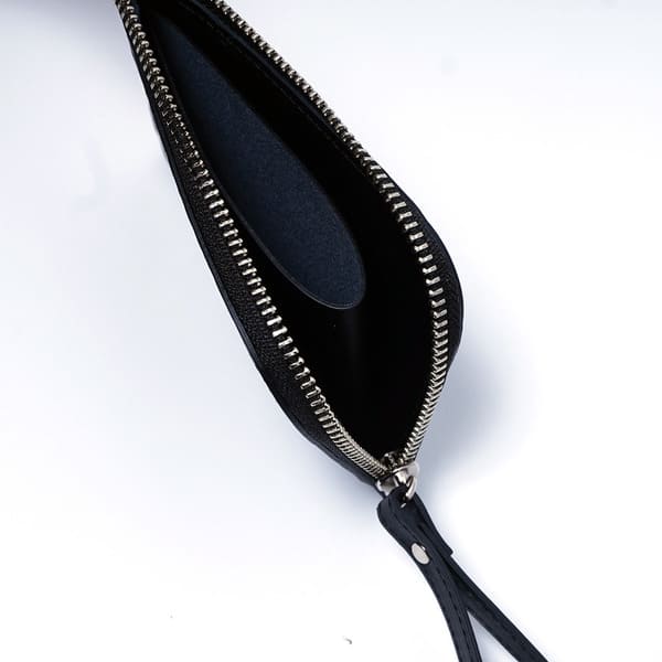 Caution Leather Wallet 詳細画像 Orange 6