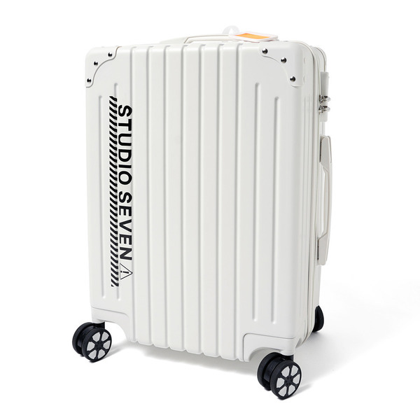 Caution Logo Suitcase 詳細画像 White 3