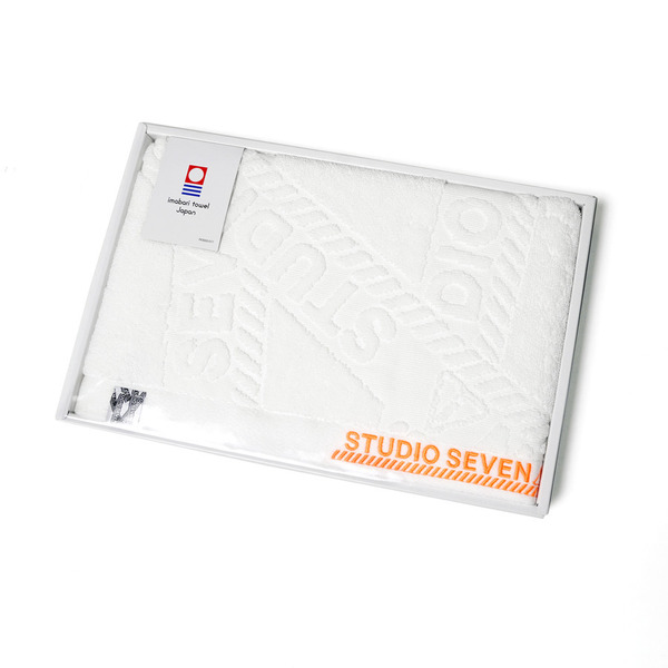 Caution Logo Face Towel 詳細画像 Orange 10