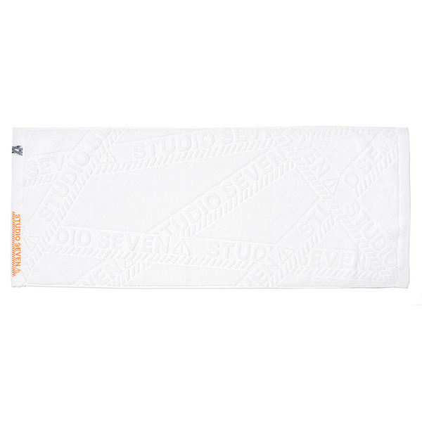 Caution Logo Face Towel 詳細画像 Orange 3