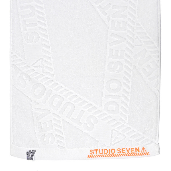 Caution Logo Face Towel 詳細画像 Orange 5
