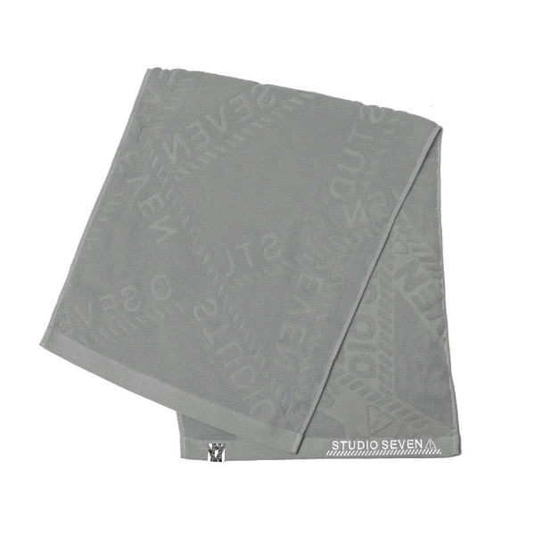 Caution Logo Face Towel 詳細画像 C.Grey 1