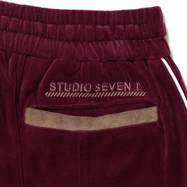 studio seven leopard track pants