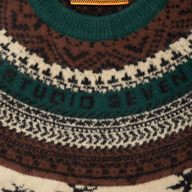 Nordic Crew Neck Knit 詳細画像