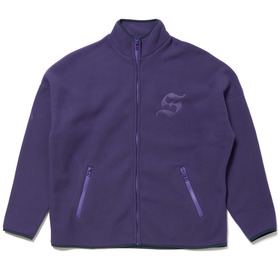 Stand Collar Full Zip Fleece Jacket