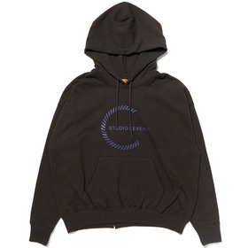 Circle Caution Cutoff Hoodie