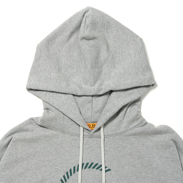 Circle Caution Cutoff Hoodie 詳細画像 C.Grey 1