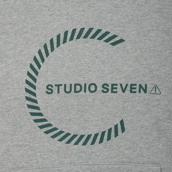 Circle Caution Cutoff Hoodie 詳細画像 C.Grey 6