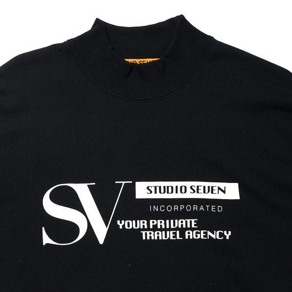 Mock Neck Sweat 詳細画像 Black 1