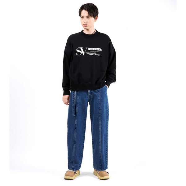 Mock Neck Sweat 詳細画像 Black 10