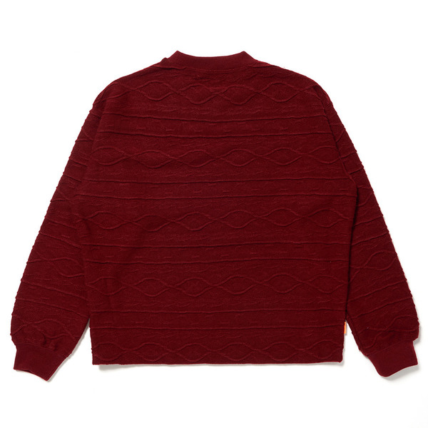 Side Button Knit LS Tee 詳細画像 Brown 7