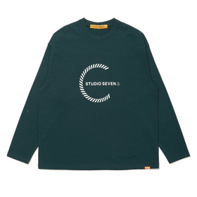 Circle Caution Logo LS Tee