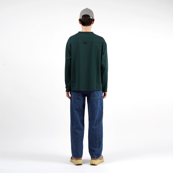 Circle Caution Logo LS Tee | STUDIO SEVEN (スタジオ セブン)