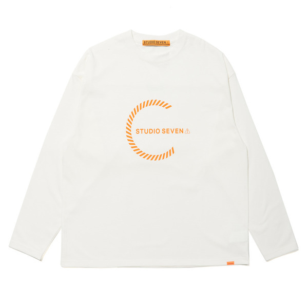 Circle Caution Logo LS Tee | STUDIO SEVEN (スタジオ セブン)