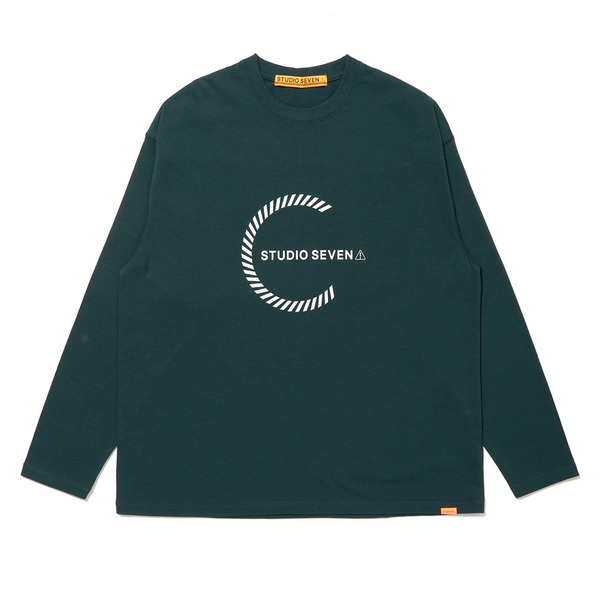 Circle Caution Logo LS Tee | STUDIO SEVEN (スタジオ セブン)