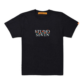 Rose Logo Black SS Tee | STUDIO SEVEN (スタジオ セブン)